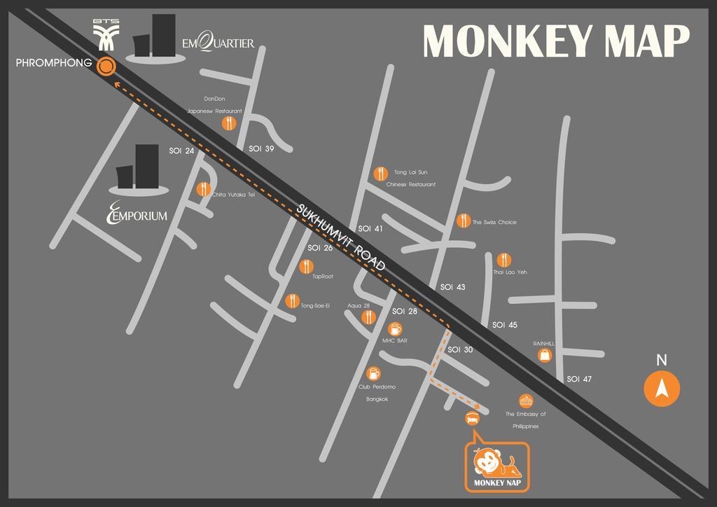 Monkeynap Hostel Bangkok Exterior foto